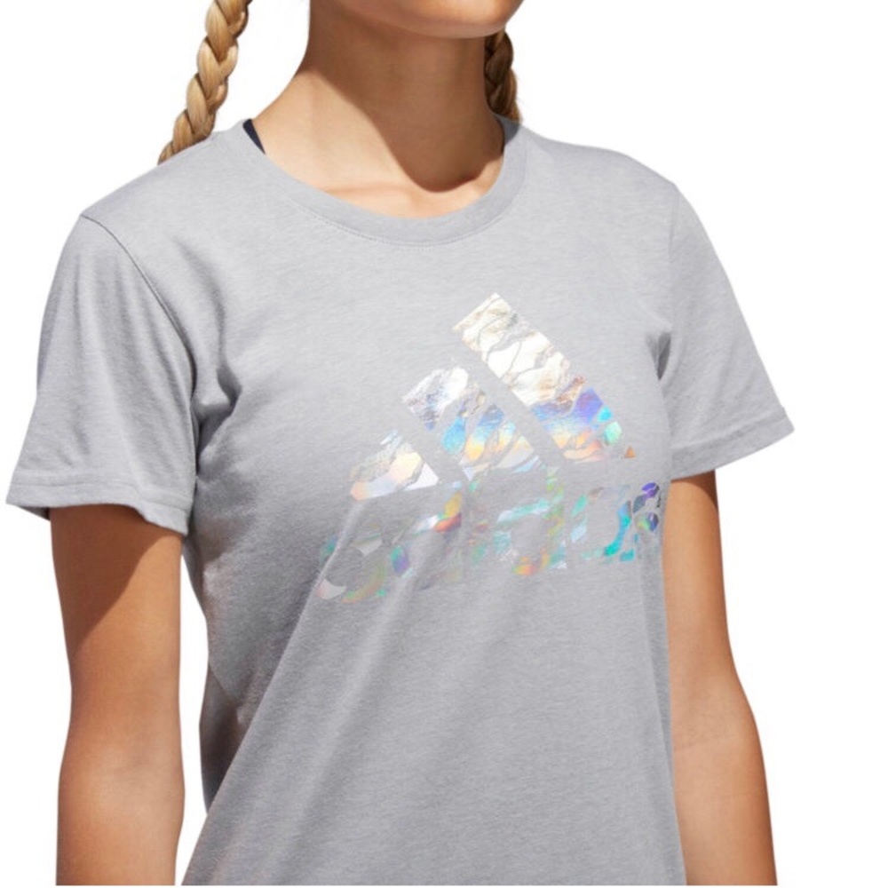 🎇SALE🎇 Adidas Grey Silver Tee